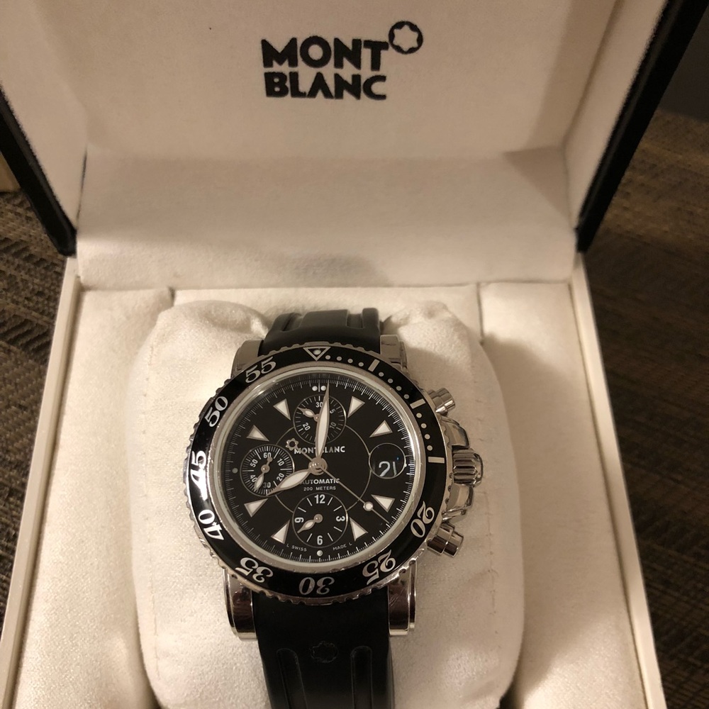 MontBlanc Chronograph watch